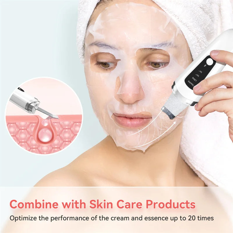 Ultrasonic Skin Scrubber Face